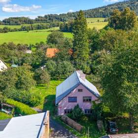 Fotka k inzerátu Prodej dům 5+1 Zlaté Hory, zahrada, garáž, chatka. / 19645614