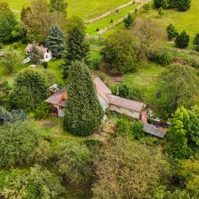 Fotka k inzerátu Prodej pozemku 4565m s domem s číslem popisným a zastavěnou plochou 290m v Ondřejově, Praha východ / 19578466