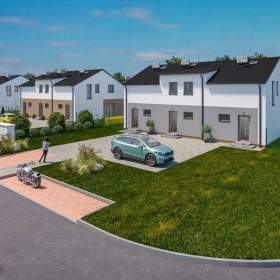 Foto inzerátu Mezonet, krajní bytová jednotka 3+KK, 86 m2, zahrada 181 m2