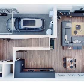 Foto inzerátu Prodej novostavby 4kk s garáží, 166 m2, zahrada 363 m2, Velké Chvalovice