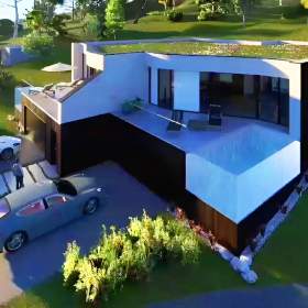 Foto inzerátu Prodej moderního viladomu na klíč 424 m2 - Troubsko u Brna