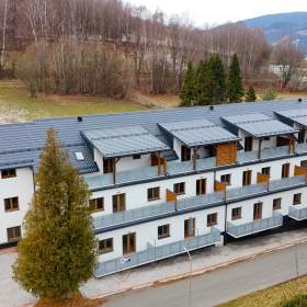 Foto inzerátu Nabídka prodeje apartmánového bytu 1+kk 37m2 s terasou 28m2. Vrbno pod Pradědem.