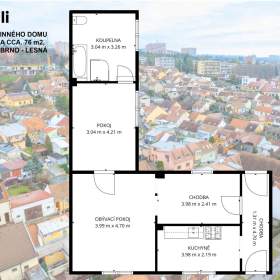 Foto inzerátu Rodinný dům, CP 152 m2, ZP 88 m2, ul. Hlohová, Brno - Lesná