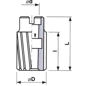 Foto inzerátu VÝSTRUŽNÍKY STROJNÍ NÁSTRČNÝ 40 H8 HSS ČR (NOVÝ)