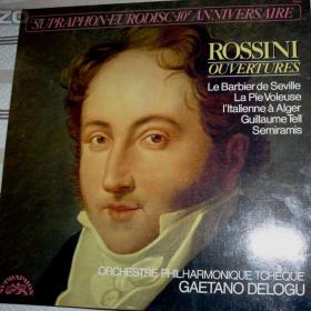 Fotka k inzerátu LP -  G. ROSSINI Overtury-  Gaetano DELOGU, r.1978 / 15443127