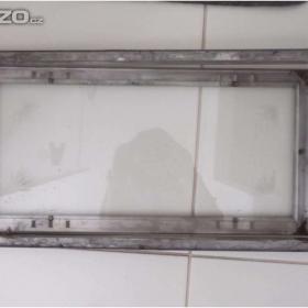 Foto inzerátu Prodám:SLEVA nerez prosklená dvířka na pomník, nepoškozená, za 300,- Kč