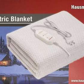 Foto inzerátu Elektrická vyhřívaná deka Hausmeister 150x80cm - nová , nepoužitá, záruka