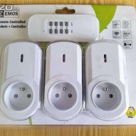 Foto inzerátu Zásuvky 230V na dálkové ovládání 3ks + ovládač - nové,záruka