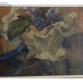 Foto inzerátu obraz Josef Drha - Zátiší - olej