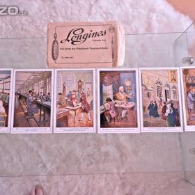 Starožitné pohlednice Longines, sada. / 15246788