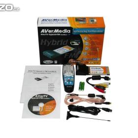 Fotka k inzerátu AVerTV+FM, analog -  digital, převod obrazu a zvuku z VHS, max. pro Win. XP / 19237670