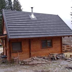 Foto inzerátu Prodej chaty 2+kk, koupelna, WC, terasa, krb, na pozemku 36 m2, Horní Planá Jenišov