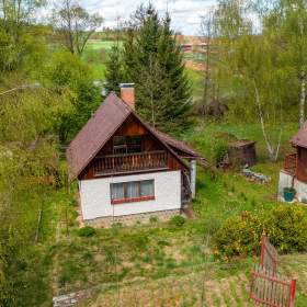 Prodej chaty na pozemku 457m2 v obci Záhoří okr. Plzeň- jih / 19450885