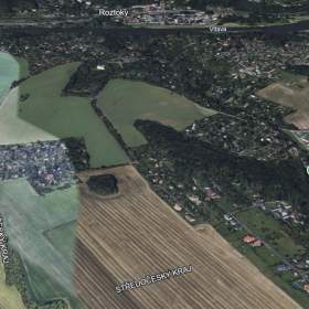 Foto inzerátu Prodej pozemku o velikosti 4615 m2 + podíl na přístup. cestě, obec Zdiby, část obce Brnky