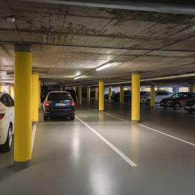 Prodej garážového stání 13 m2, OV, ul. Na Harfě, Praha 9 -  Vysočany / 19602887