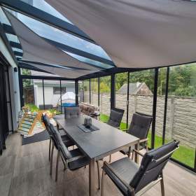 Foto inzerátu Pronájem rodinného domu 106 m2, 16 m2 zimní zahrada, pozemek 347 m2, Herink