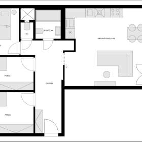 Foto inzerátu Prodej bytu 4+kk/L, 76 m2, OV, ul. Místecká, Praha 9 Letňany