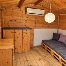 Foto inzerátu Pronájem skladových prostor 29 m2 s parkovacím místem, pozemek 204 m2, Hostivař, Praha 10