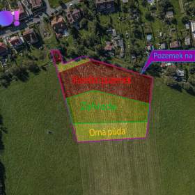 Prodej stavebního pozemku 9 054 m², Horní Moštěnice / 18632364