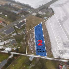 Prodej stavebního pozemku o výměře 1 500 m² na výstavbu RD, Lazníky, okr. Přerov / 19337821