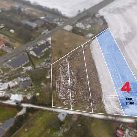 Prodej stavebního pozemku o výměře 2 100 m² na výstavbu RD, Lazníky, okr. Přerov / 19337824