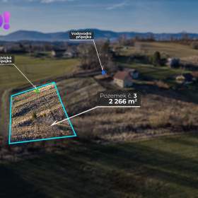 Prodej stavebního pozemku Třinec -  Kojkovice 2266m2 / 19357396
