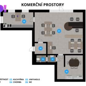 Foto inzerátu Prodej, komerční prostor 78 m², s parkovacím stáním, Třeboň