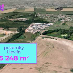 Prodej pole, 5 248 m², Hevlín / 19457554