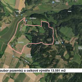 Prodej pole, 13591 m², Unerázka, Bezděčí u Trnávky / 19457565