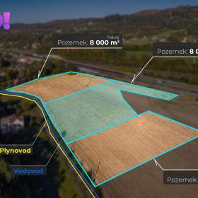 Foto inzerátu Prodej  komerčního pozemku 8000 m², Návsí