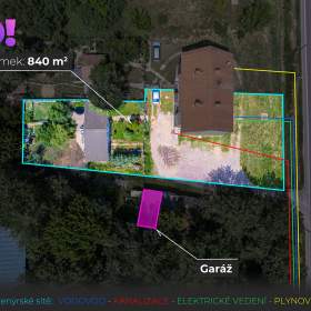 Foto inzerátu Prodej stavebního pozemku, 840 m², Hevlín, okres Znojmo