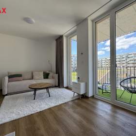 Pronájem nového vybaveného bytu 1+kk, 27,3 m² + komora a parkovací stání, Camilla Sitteho, Olomouc / 19532303