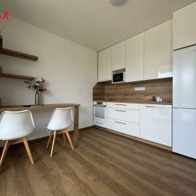Pronájem nového vybaveného bytu 1+kk, 27,3 m² + komora a parkovací stání, Camilla Sitteho, Olomouc / 19540316