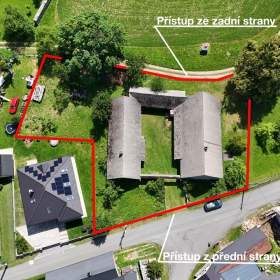 Prodej venkovského stavení s rozsáhlým pozemky 2 014 m² v obci Spálov / 19541611