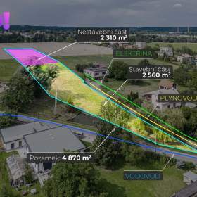 Prodej stavebního pozemku – Třinec - Konská, 2 560 m² / 19555282