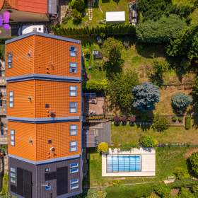 Foto inzerátu Prodej řadového rodinného domu 5+kk se zahradou a dvougaráží, Praha 8 - Staré Ďáblice