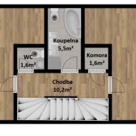 Foto inzerátu Prodej řadového rodinného domu 5+kk se zahradou a dvougaráží, Praha 8 - Staré Ďáblice