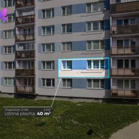 Prodej bytu 2+kk, 40 m², ul. Břustkova , Ostrava -  Jih / 19570262