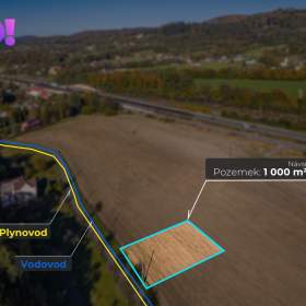Prodej komerčního pozemku 1 000 m², Návsí / 19591540