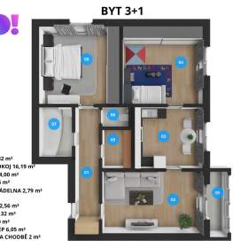 Foto inzerátu Prodej bytu 3+1, Zubří