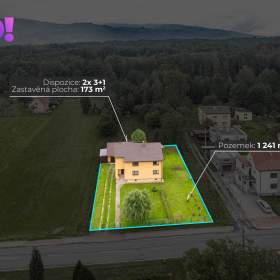 Fotka k inzerátu Prodej dvougeneračního rodinného domu 6+2, 160m², pozemek 1070m² / 19617786