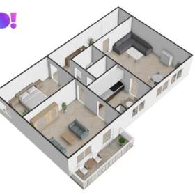 Foto inzerátu Prodej bytu 3+1 se zasklenou lodžií v Karviné-Ráji – U Lesa