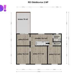 Foto inzerátu Pronájem rodinného domu 5+kk s garáží a zahradou, Obědkovice