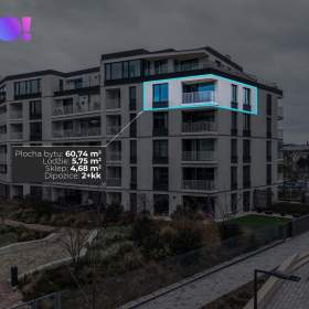 Foto inzerátu Pronájem bytu 2+kk, 61 m² s parkovacím místem a lodžií 6 m², ul. F. X. Riepla, Ostrava