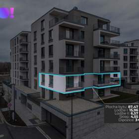 Pronájem bytu 3+kk, 87 m² s parkovacím místem a lodžií 23 m², ul. F. X. Riepla, Ostrava / 19655079
