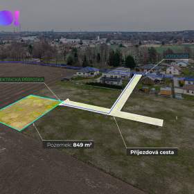 Foto inzerátu Prodej stavebního pozemku, 1034,6 m²,  ul. K Pilíkům, Ostrava Hrabová