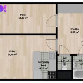 Foto inzerátu Prodej bytu 2+kk, Praha 4 - Braník