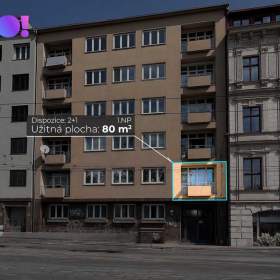 Prodej bytu 2+1, 77 m², ul. Koliště, Brno- Černá Pole / 19865315