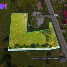 Foto inzerátu Stavební pozemek s investičním potenciálem, 3 441 m², Mosty u Jablunkova, Šance