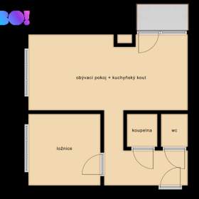 Foto inzerátu Pronájem bytu 2kk, 44 m², ul. Řecká, Ostrava - Poruba